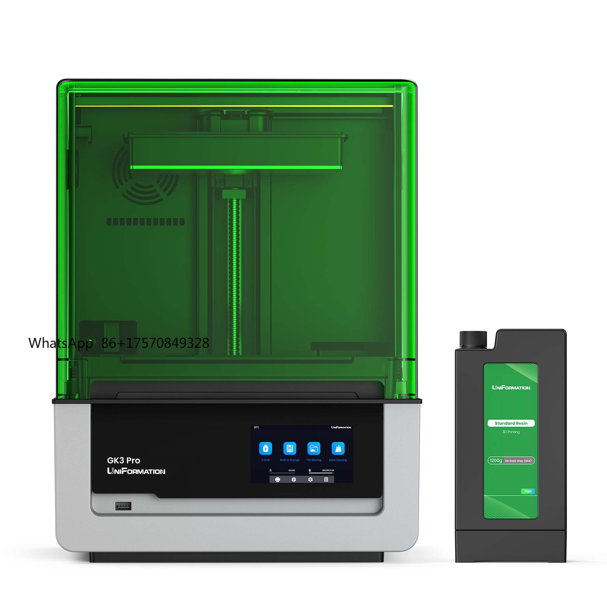 3D Printer Resin - UniFormation GK3 Pro Resin LCD 3D