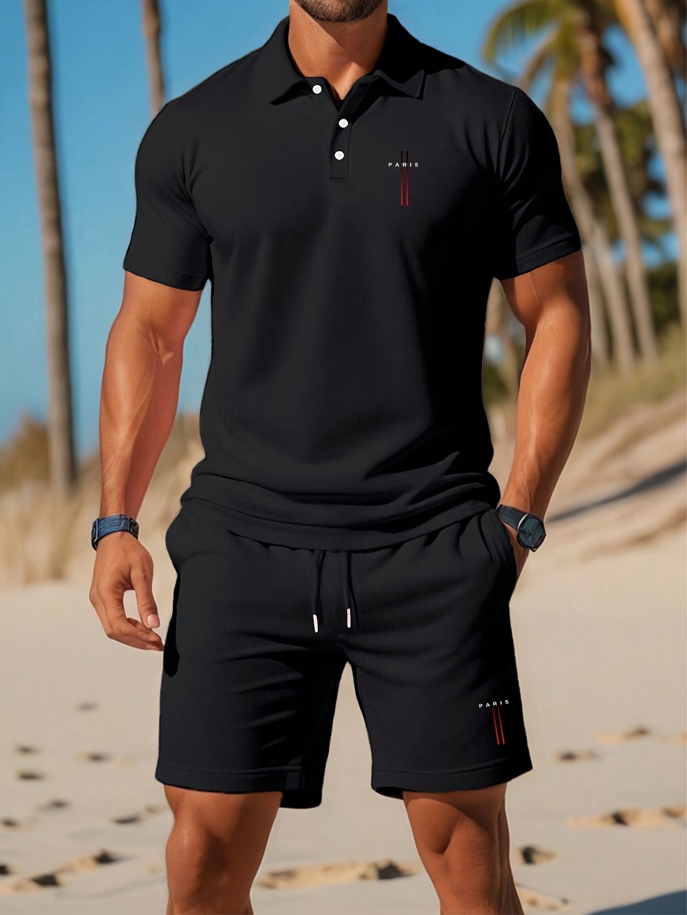 3D Printing Service - 2026 Summer Men's Polo Shirt Set