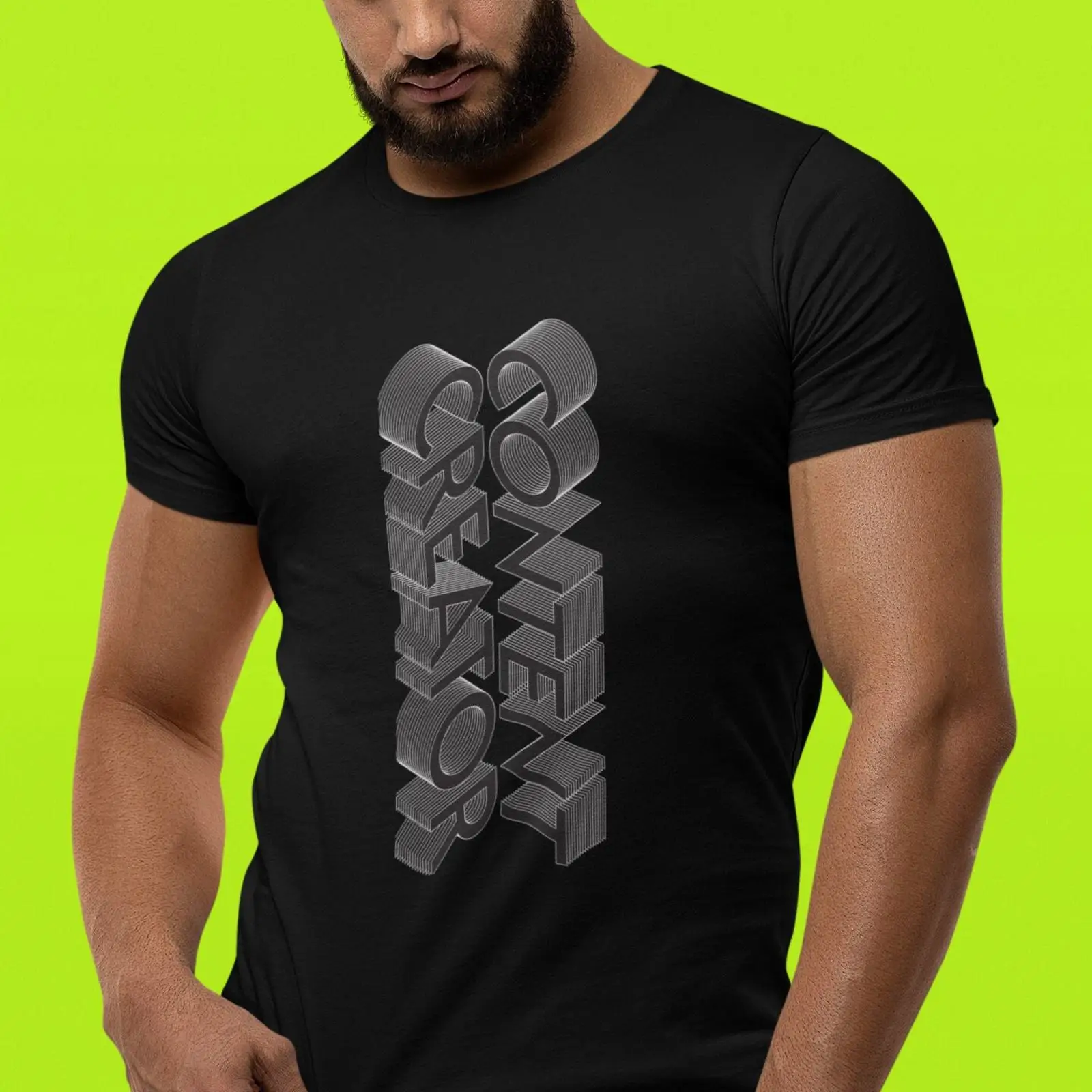 3D Printing Youtube Videos - Content Creator 3D Typography T Shirt