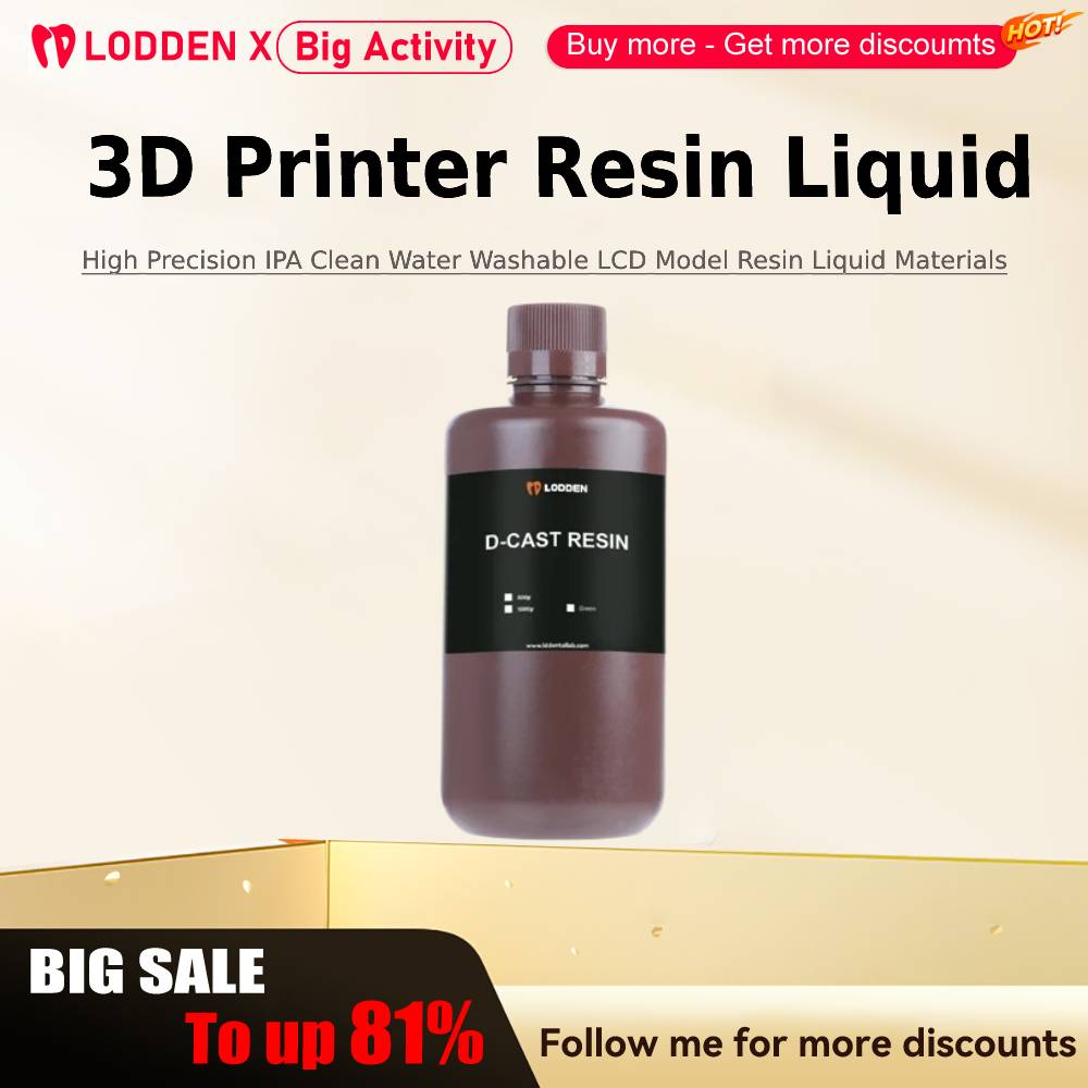 3D Printer Resin - Lodden 3D Printer Resin Liquid 385/405nm