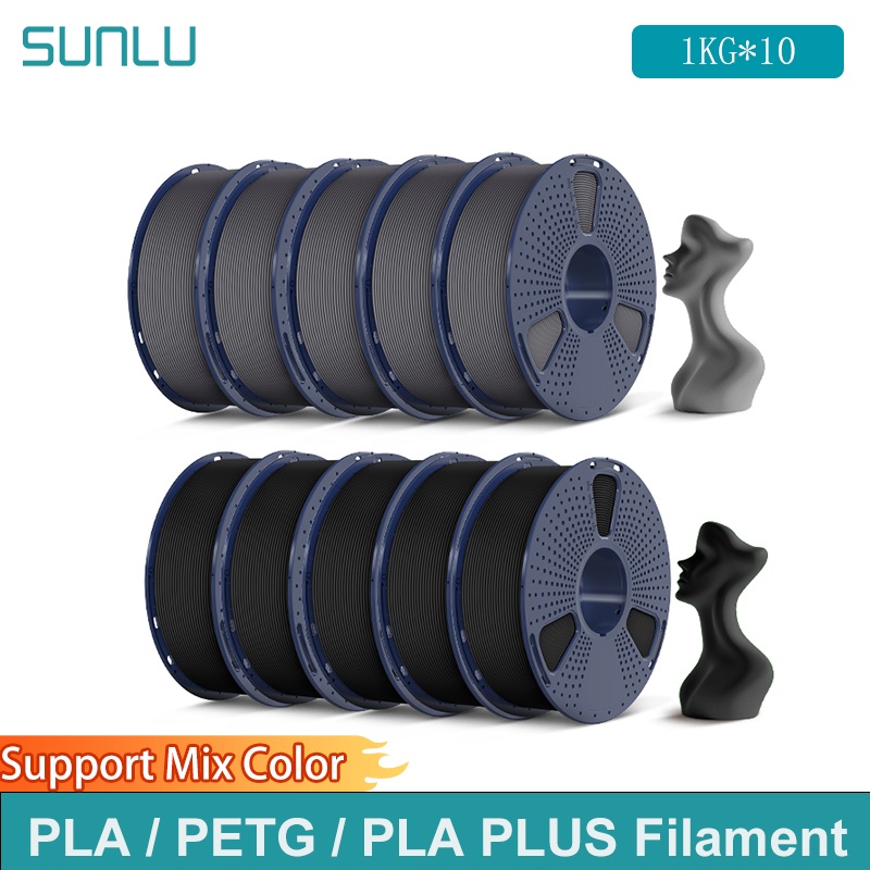 3D Printing Aluminium - SUNLU 10KG 3D PLA/PETG/PLA PLUS/Clear Filament