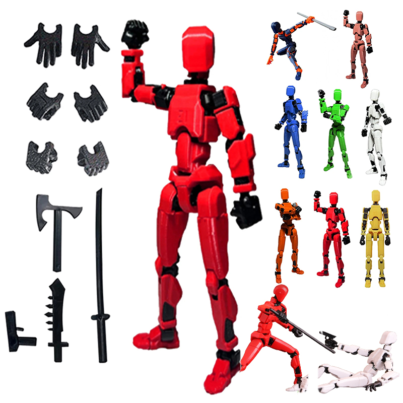 3D Printing Action Figure - 1PCS 13 Joints Figure Articulate Movable