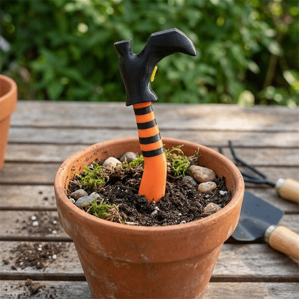 3D Printed Witch Boot Garden D - 3D Printing Use recension och pris
