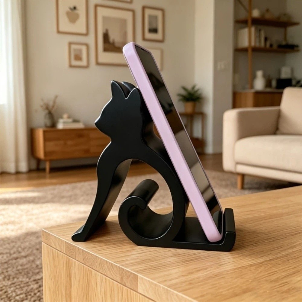 3D Printed Cute Kitten Phone S - 3D Printing Use recension och pris