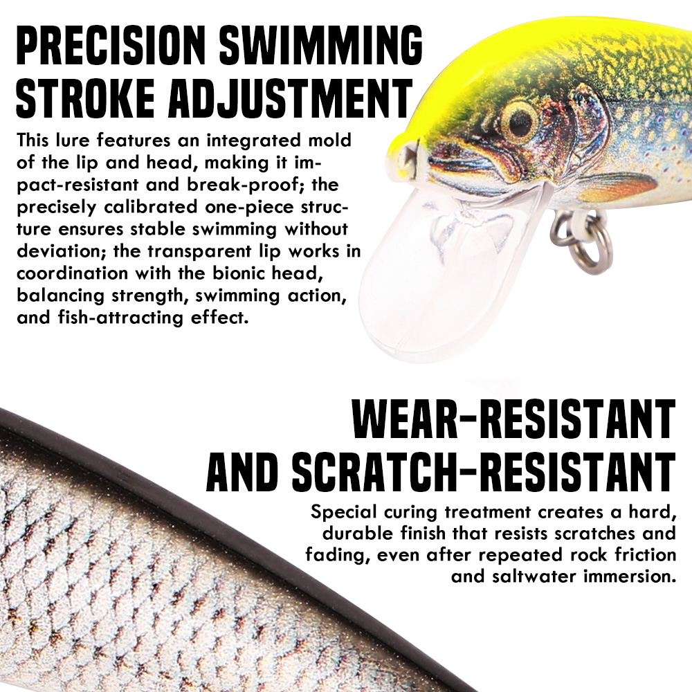 B&U Fishing Lures Sinking Minn - 3D Printing Lure recension och pris