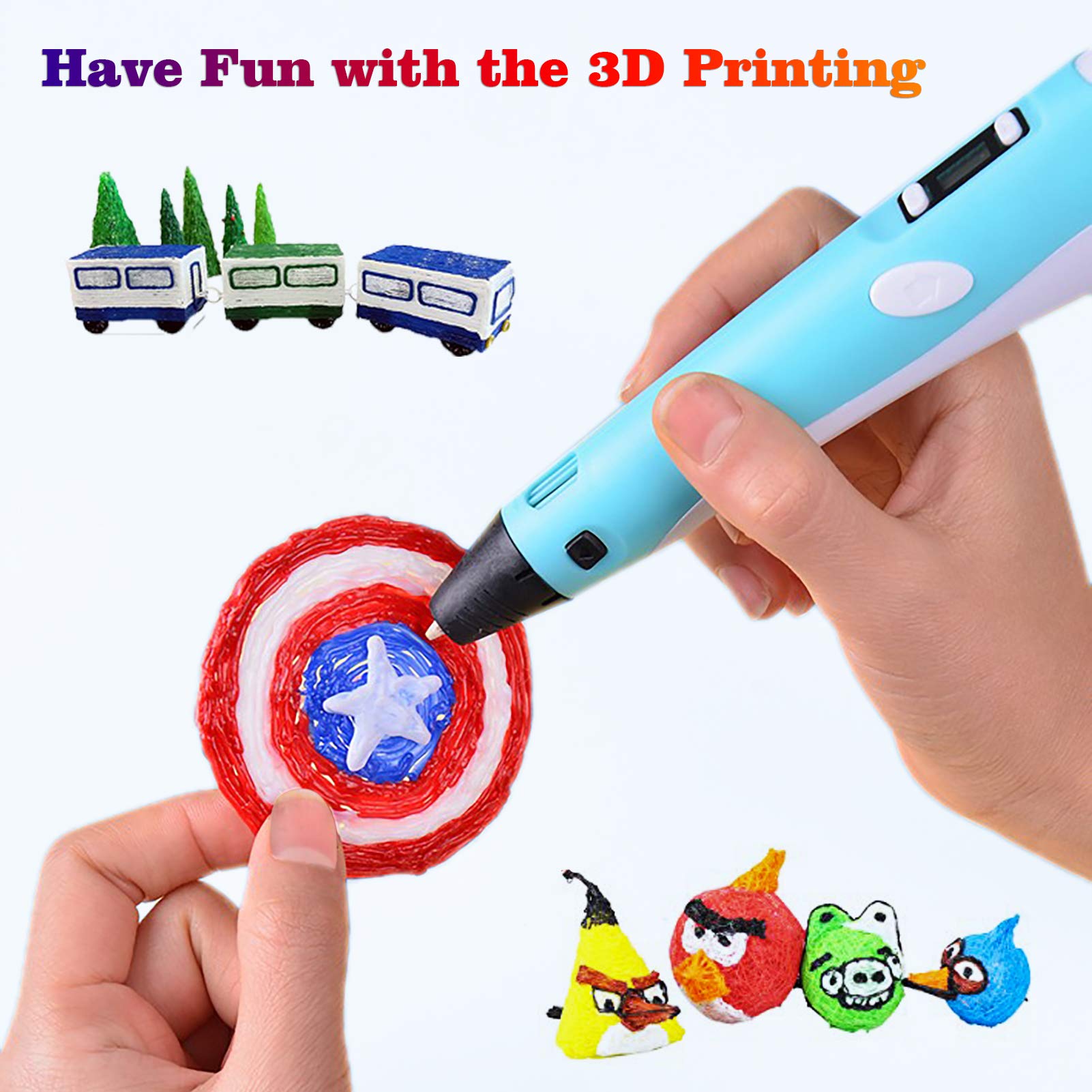 40/32/30 Colors PLA Filament f - 3D Printing Pen For Kids recension och pris
