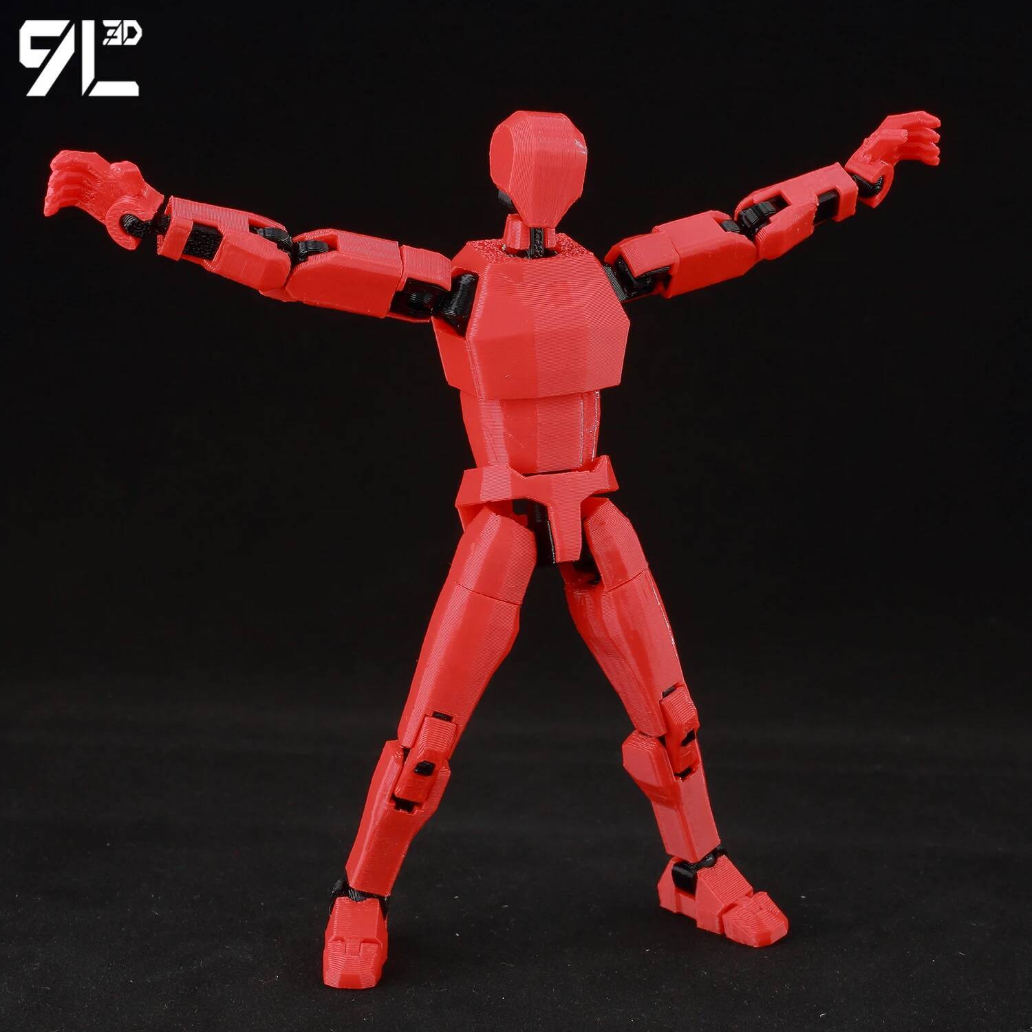 9L3D Printed Dummy13 Lucky13 T - 3D Printing Action Figure recension och pris