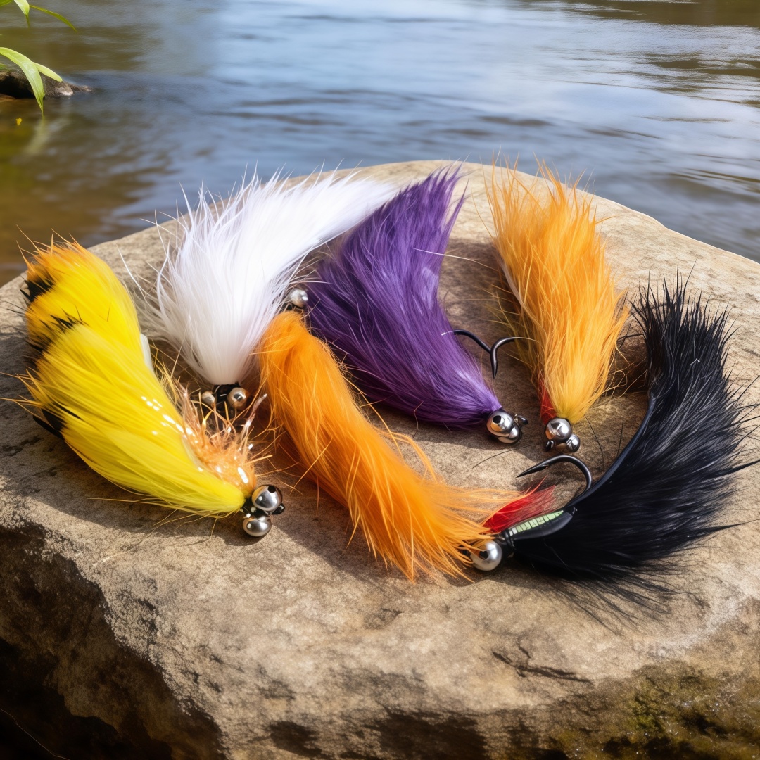 5PCS Zonker Streamer Flies wit - 3D Printing Lure recension och pris
