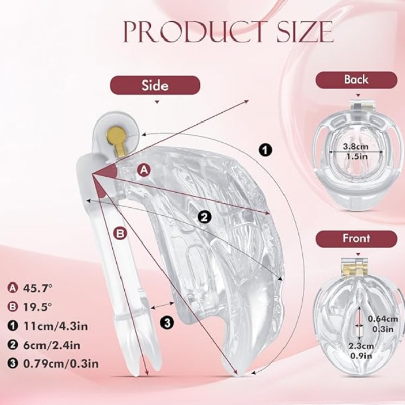 Male Chastity Cage 3D Printed  - 3D Printing Tpe recension och pris