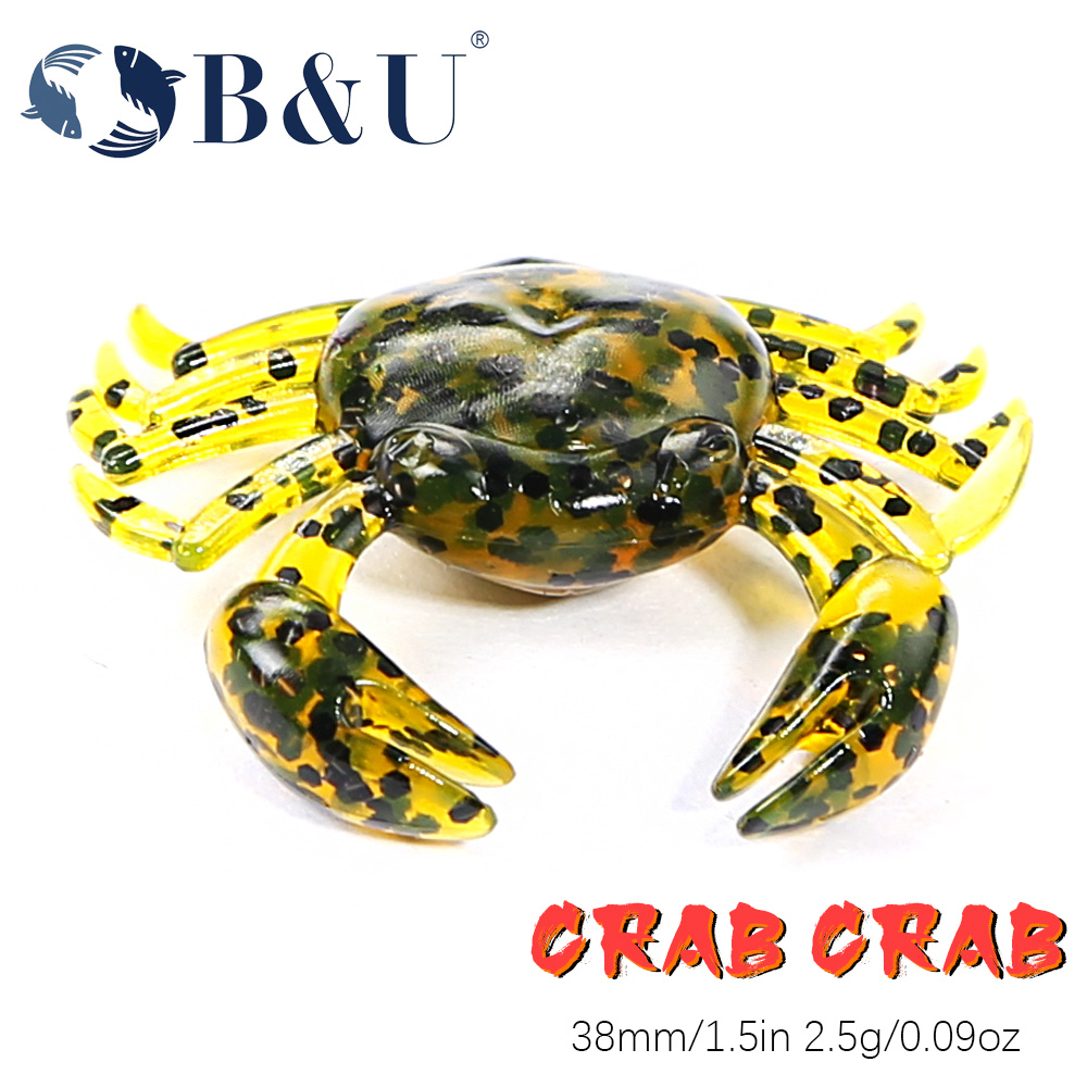 B&U 12pcs Crab Lure 3D Simulat - 3D Printing Lure recension och pris