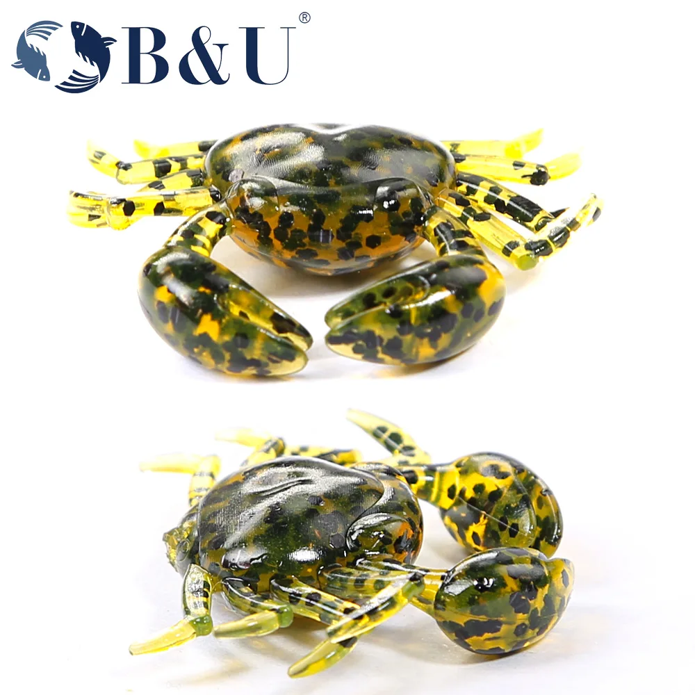B&U 12pcs Crab Lure 3D Simulat - 3D Printing Lure recension och pris