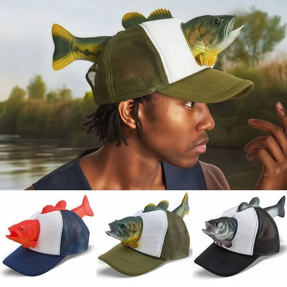 Funny 3D Fish Animal Trucker H - 3D Printing Lure recension och pris