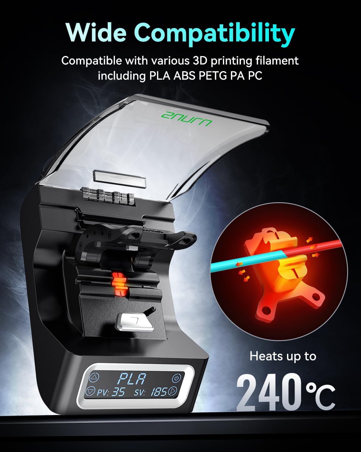 SUNLU FC01 Filament Connector  - 3D Printing Process recension och pris