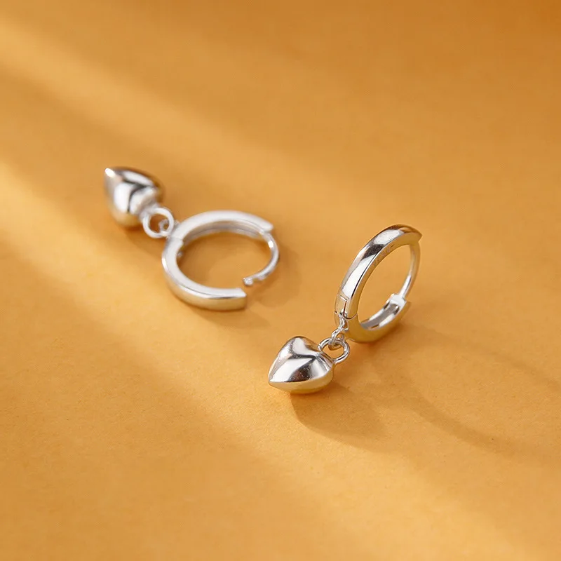 Silver Plated Huggie Hoop Earr - 3D Printing Earrings recension och pris