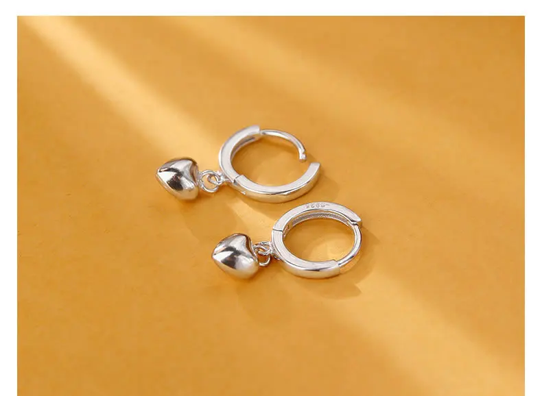 Silver Plated Huggie Hoop Earr - 3D Printing Earrings recension och pris