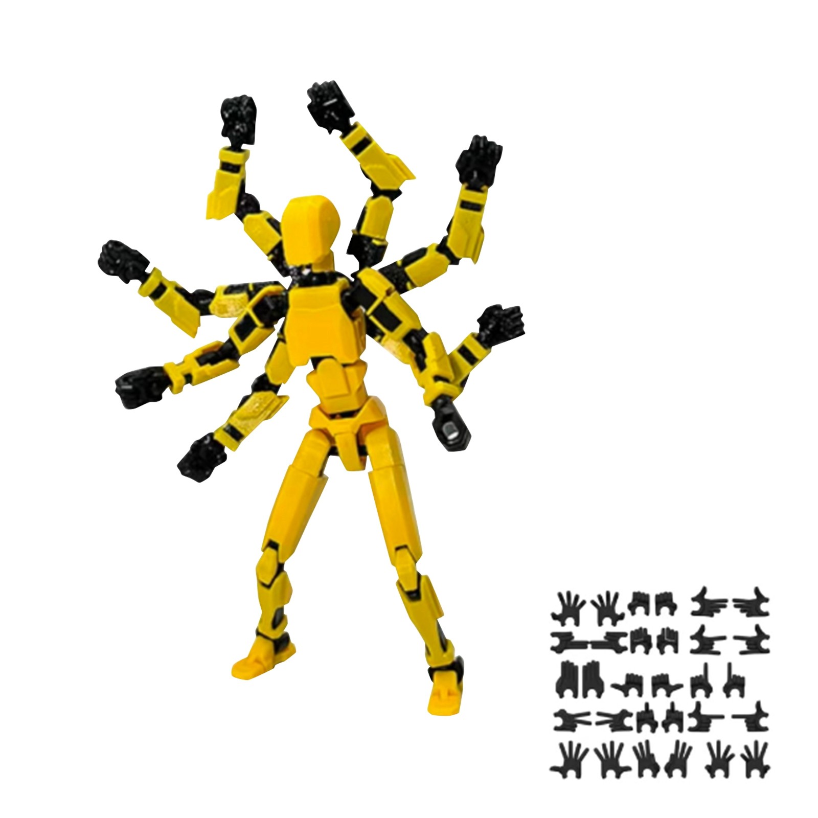 Multi-Jointed Movable Shapeshi - 3D Printing Action Figure recension och pris