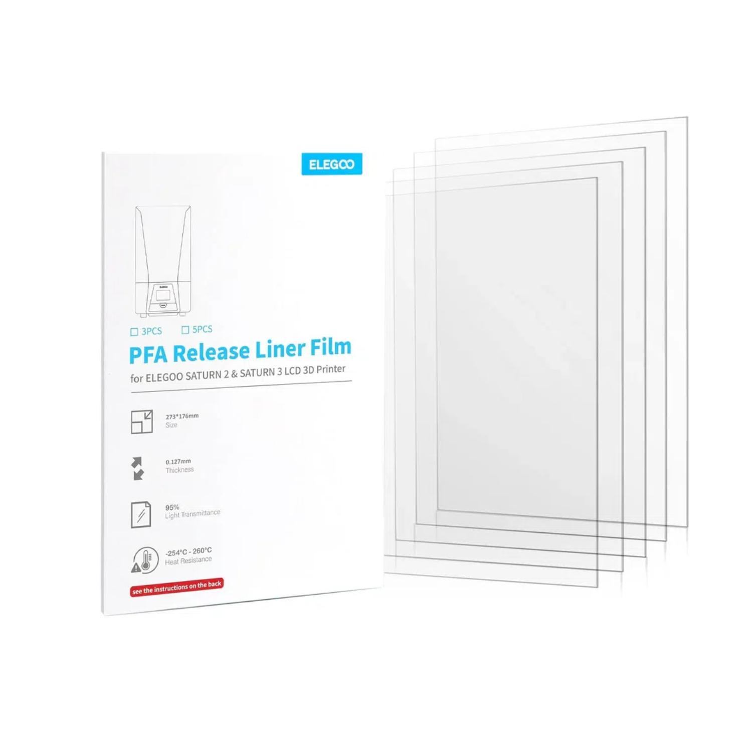 Film for ELEGOO PFA Release Li - 3D Printer Resin recension och pris