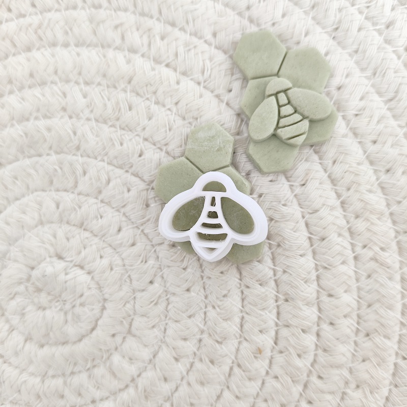 3D Bee Honeycomb Earring Cutti - 3D Printing Earrings recension och pris