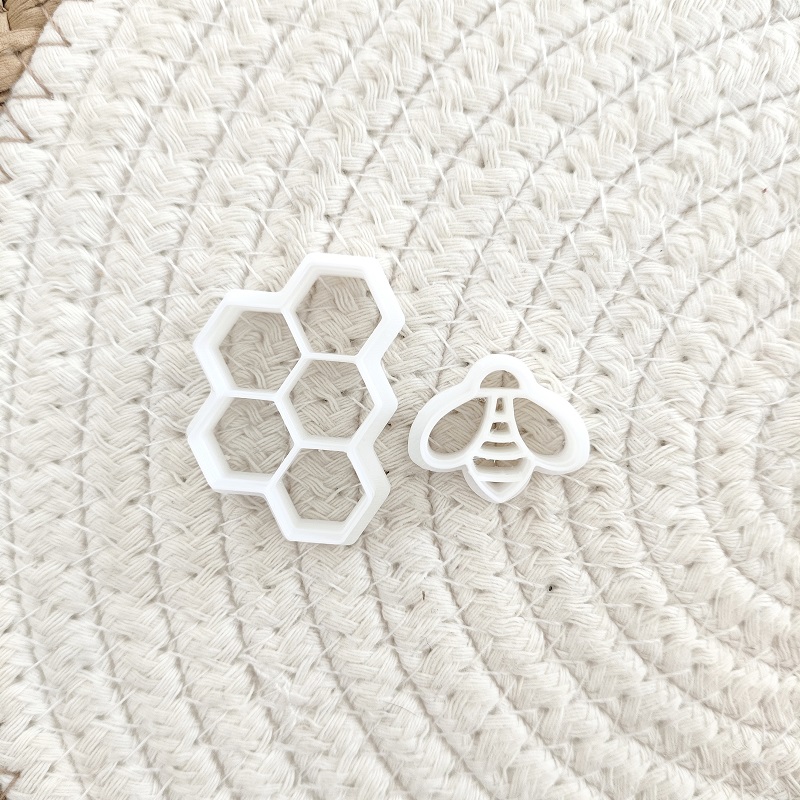 3D Bee Honeycomb Earring Cutti - 3D Printing Earrings recension och pris