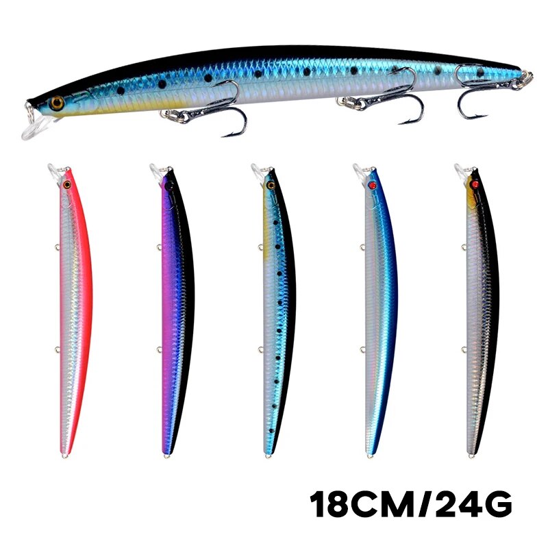 Minnow Fishing Lure Laser Hard - 3D Printing Lure recension och pris