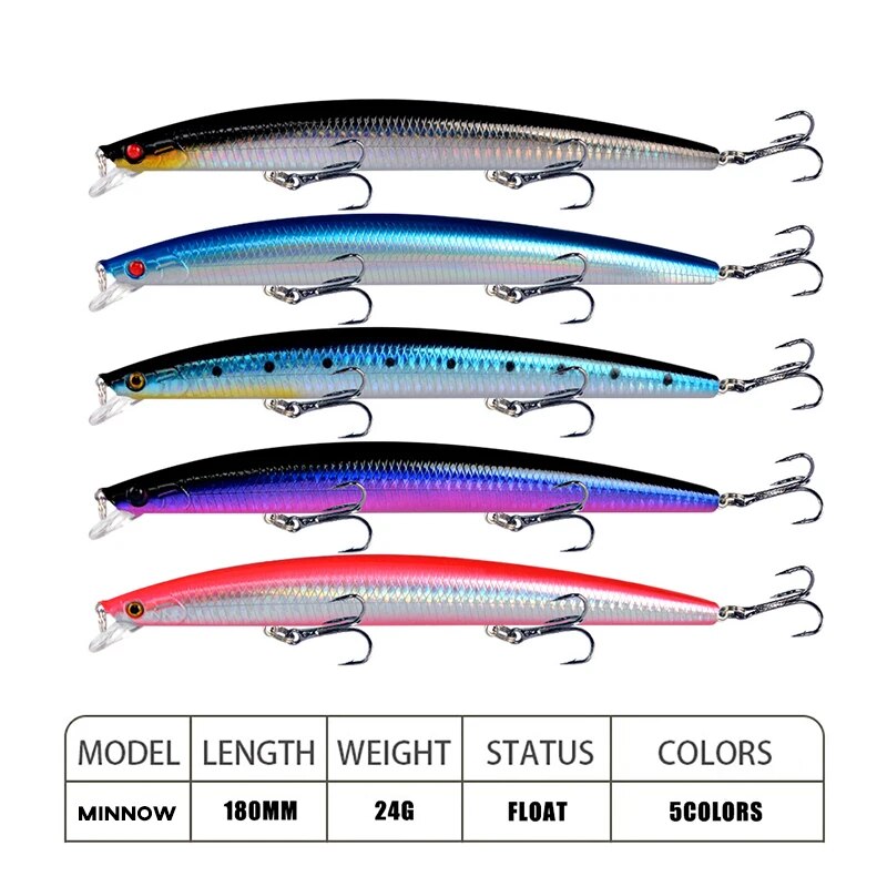 Minnow Fishing Lure Laser Hard - 3D Printing Lure recension och pris