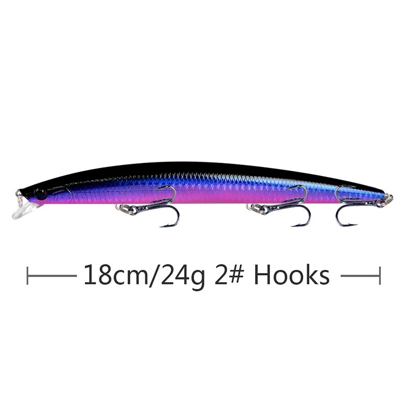 Minnow Fishing Lure Laser Hard - 3D Printing Lure recension och pris