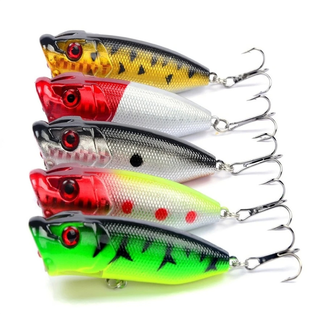 5Pcs Popper Fishing Lures 3d E - 3D Printing Lure recension och pris
