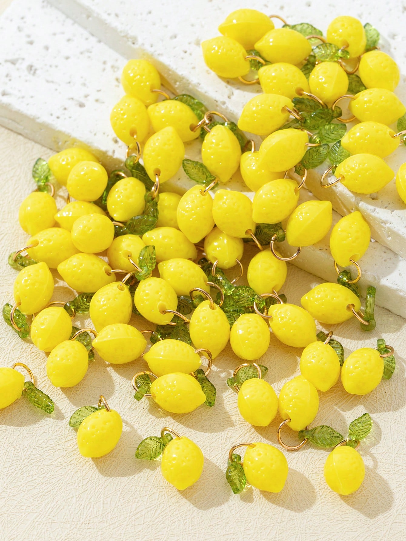 10Pcs 3D Lemon Resin Charms Pe - 3D Printing Earrings recension och pris