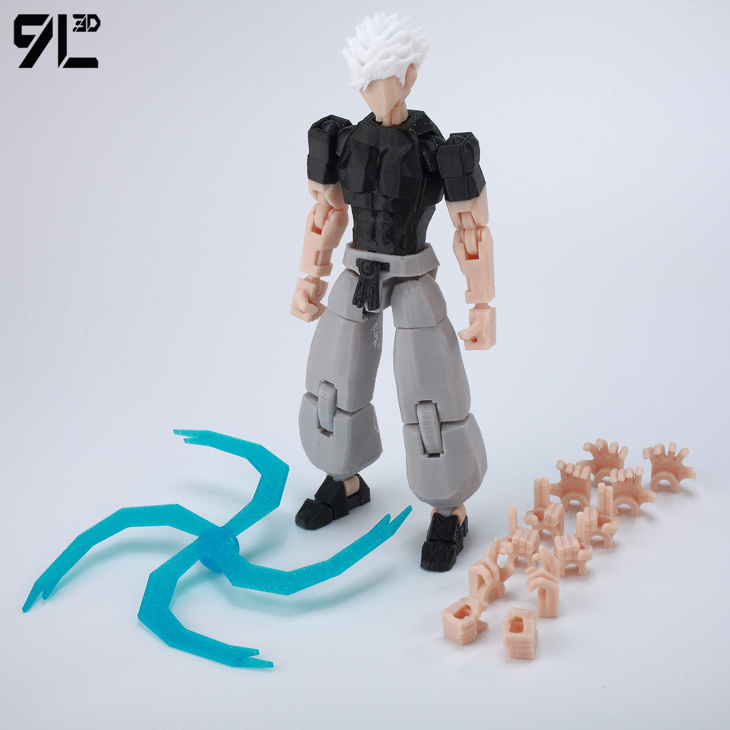 9L3D Lucky13 Dummy13  Form Act - 3D Printing Action Figure recension och pris