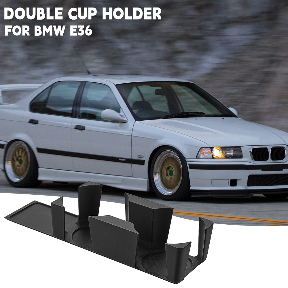 Double Cup Holder For BMW E36  - 3D Printing Holder recension och pris
