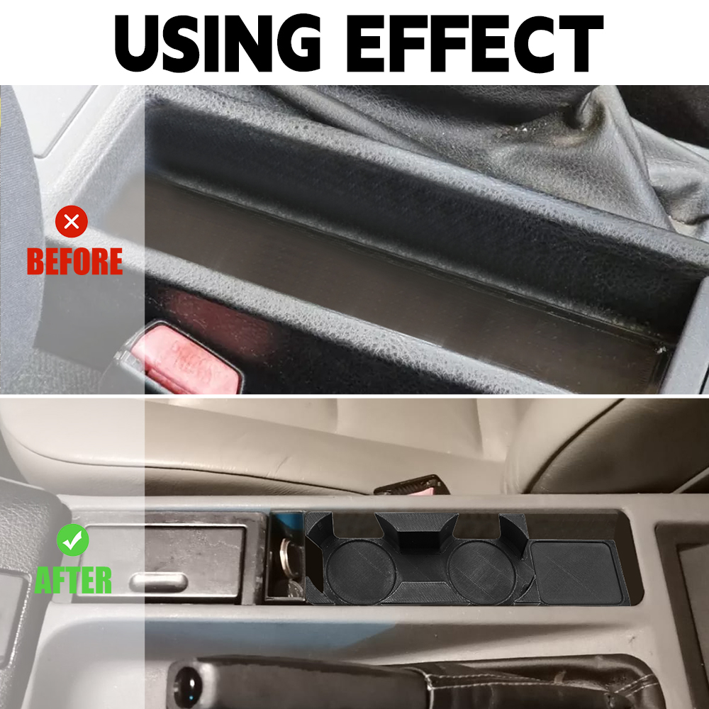 Double Cup Holder For BMW E36  - 3D Printing Holder recension och pris