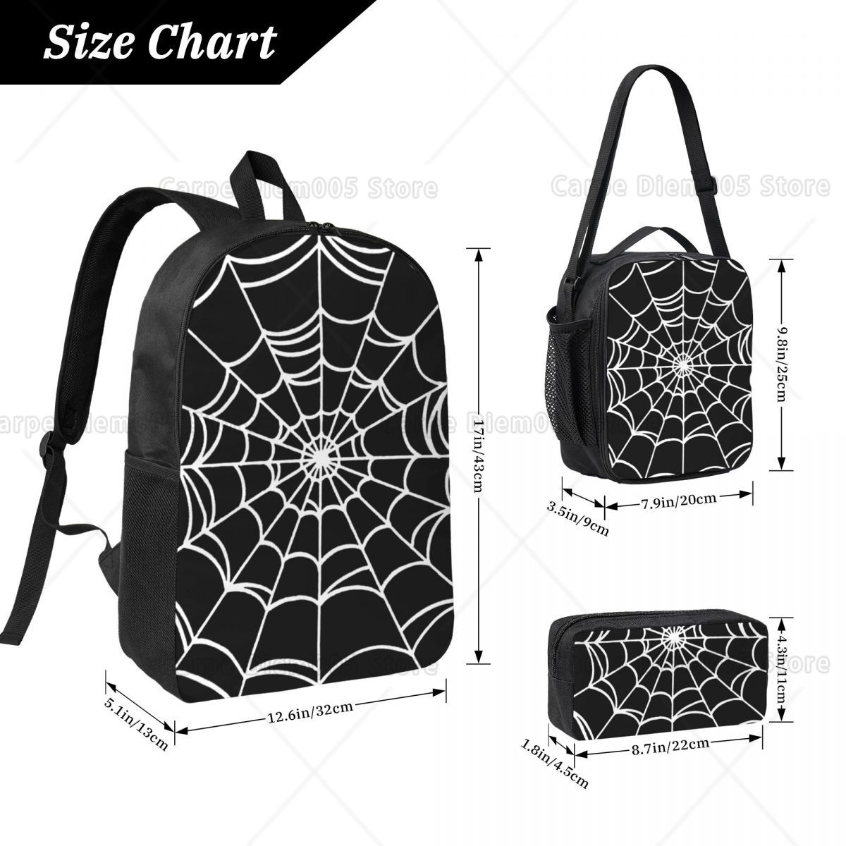 Black Web Spider Prints Backpa - 3D Printing Pen For Kids recension och pris