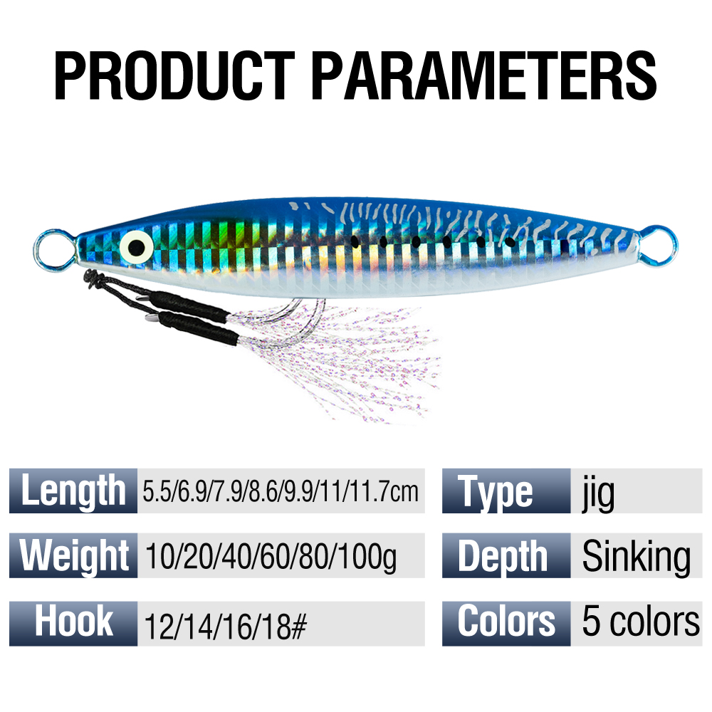 5Pcs Luminous Fishing Bait 10/ - 3D Printing Lure recension och pris