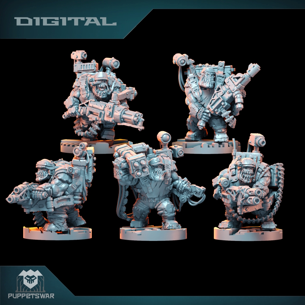 Orc Ultimate Badasses Squad, G - 3D Printing Action Figure recension och pris