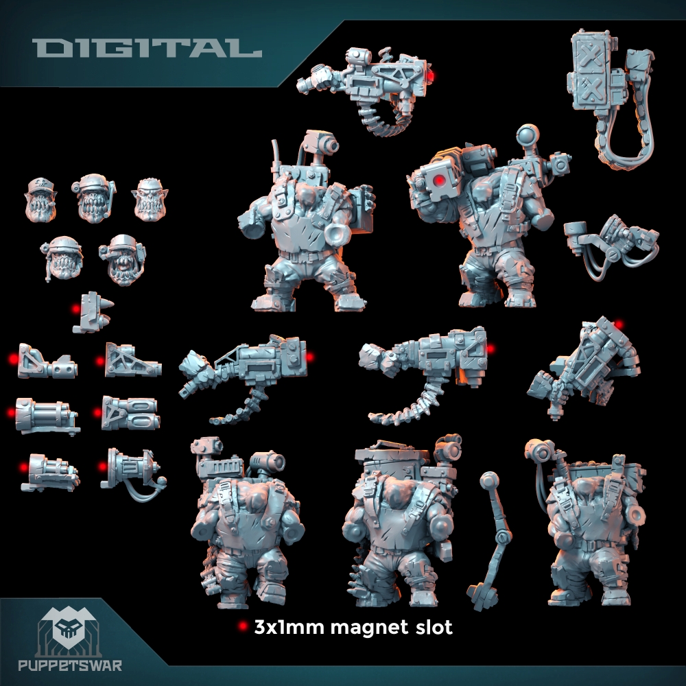 Orc Ultimate Badasses Squad, G - 3D Printing Action Figure recension och pris