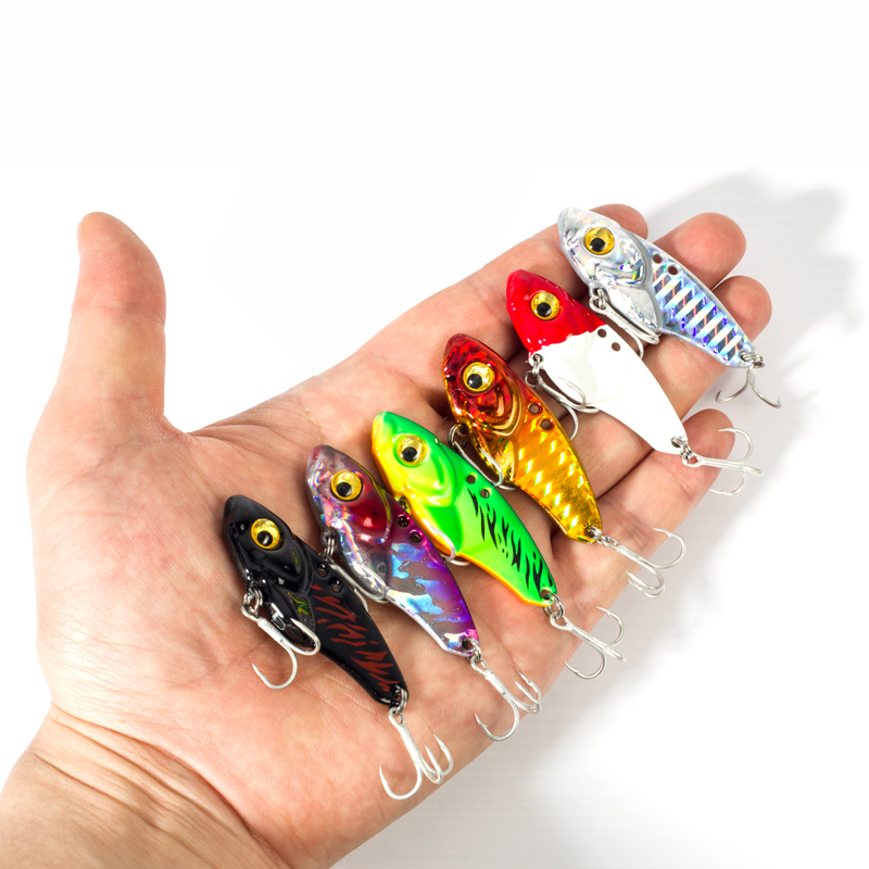 6PCS Metal VIB Lure 5g 7g 10g  - 3D Printing Lure recension och pris