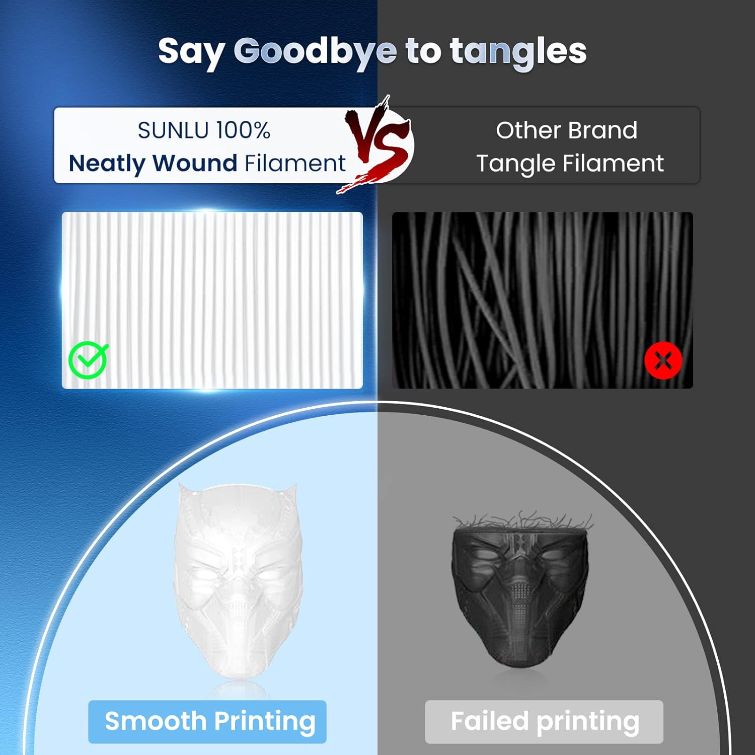 SUNLU 10KG 3D PLA/PETG/PLA PLU - 3D Printing Aluminium recension och pris