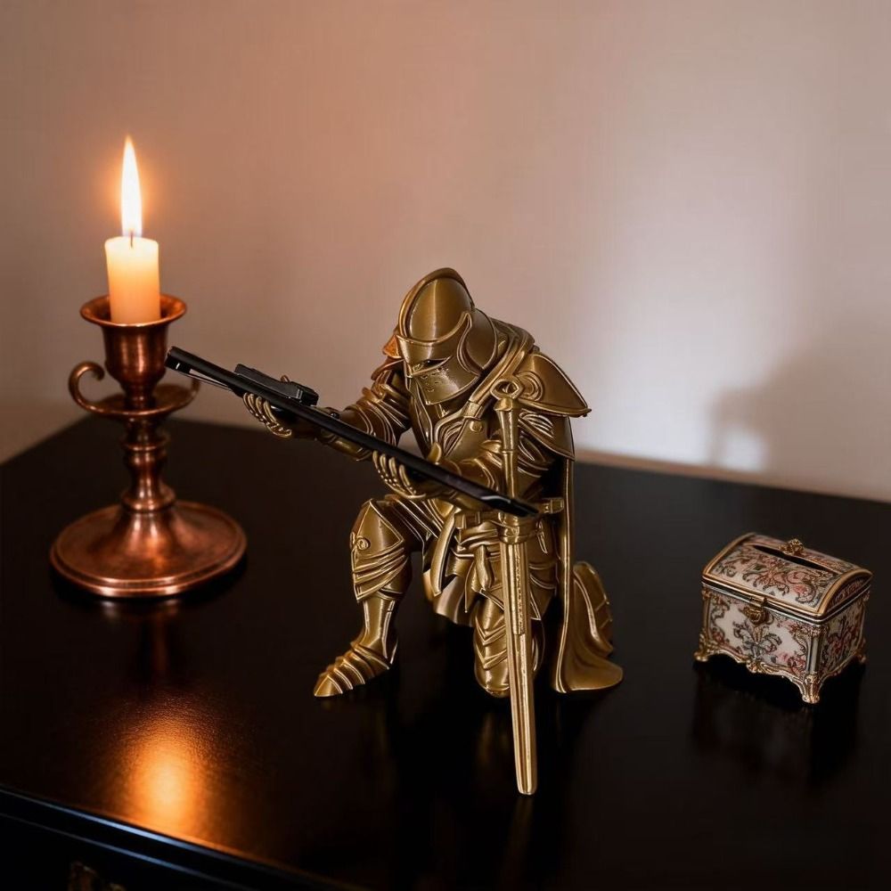 Funny Kneeling Knight Pen Hold - 3D Printing Holder recension och pris