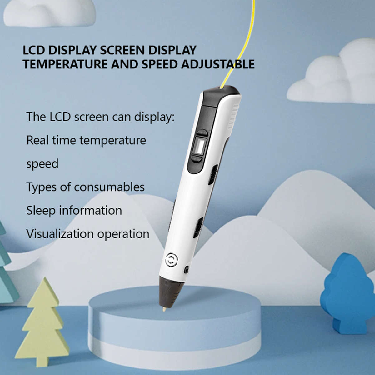 Upgraded 3D Printing Pen 9 Met - 3D Printing Pen For Kids recension och pris