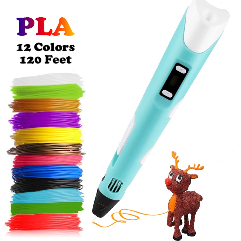 Dikale 3D Pen LED Screen DIY 3 - 3D Printing Pen For Kids recension och pris