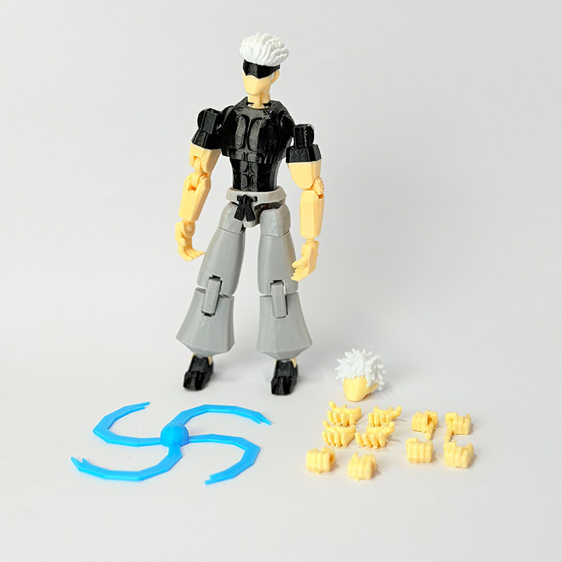 3D Printed Jujutsu Kaisen Gojo - 3D Printing Action Figure recension och pris