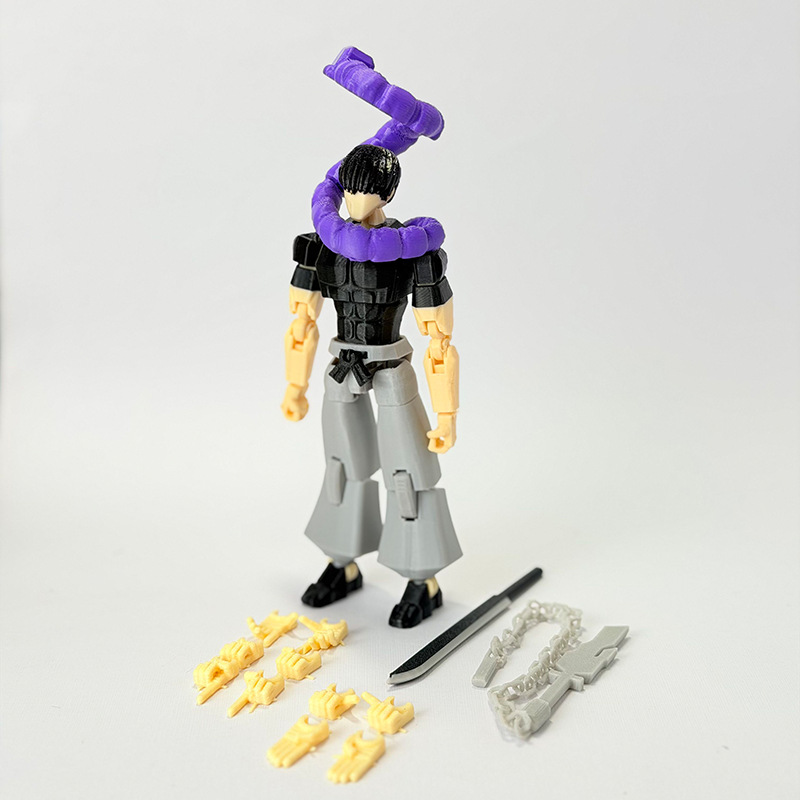 3D Printed Jujutsu Kaisen Gojo - 3D Printing Action Figure recension och pris