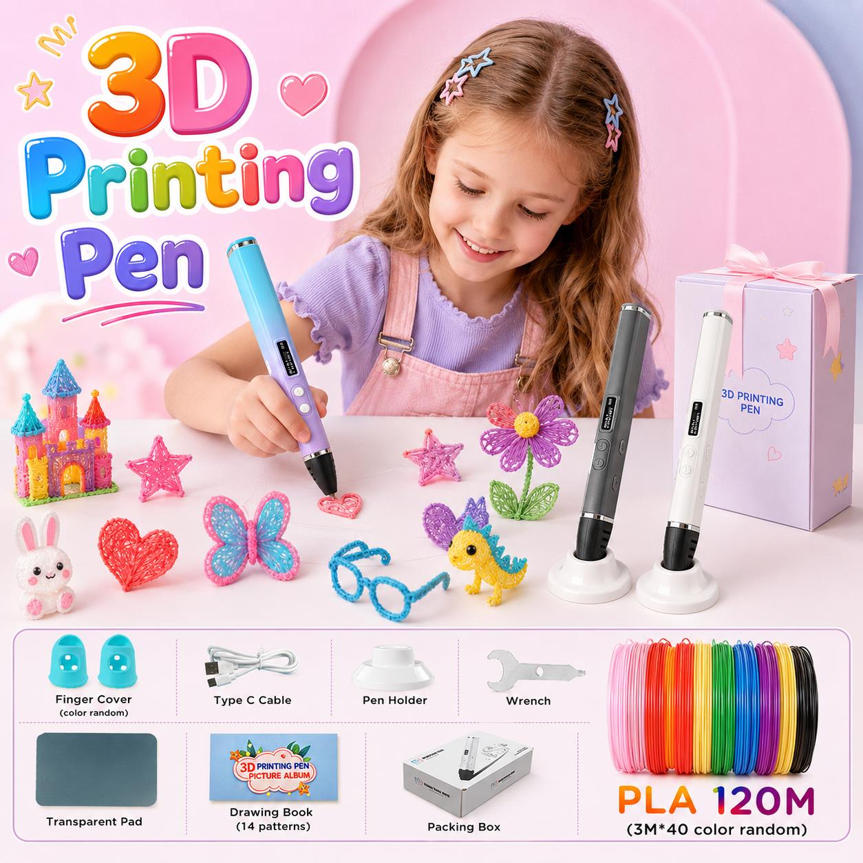 3D Printing Pen Kids with Type - 3D Printing Pen For Kids recension och pris