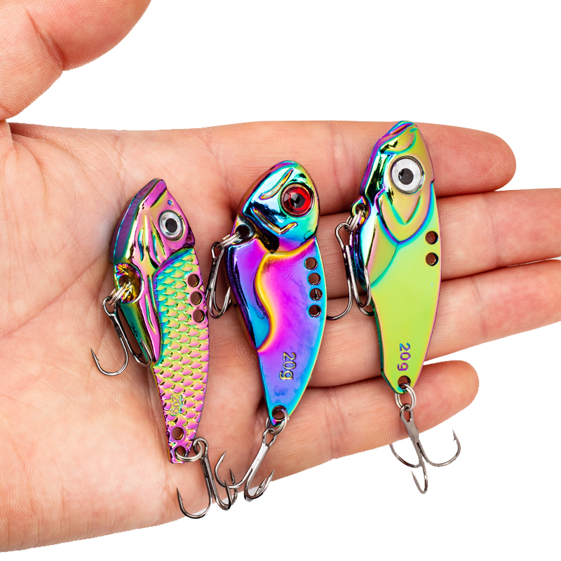 3PCS Metal Colorful VIB Lure 5 - 3D Printing Lure recension och pris