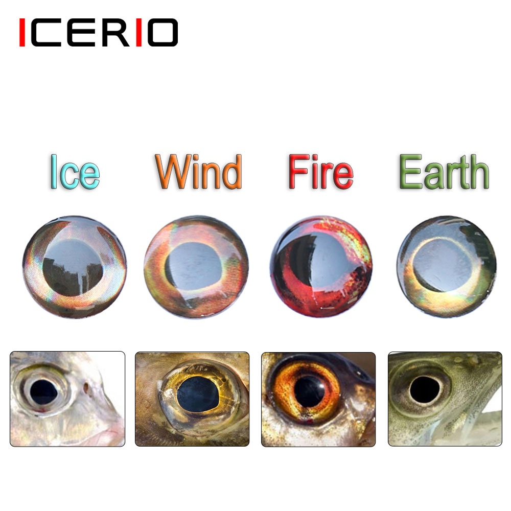 ICERIO 100PCS  Holographic 3D  - 3D Printing Lure recension och pris