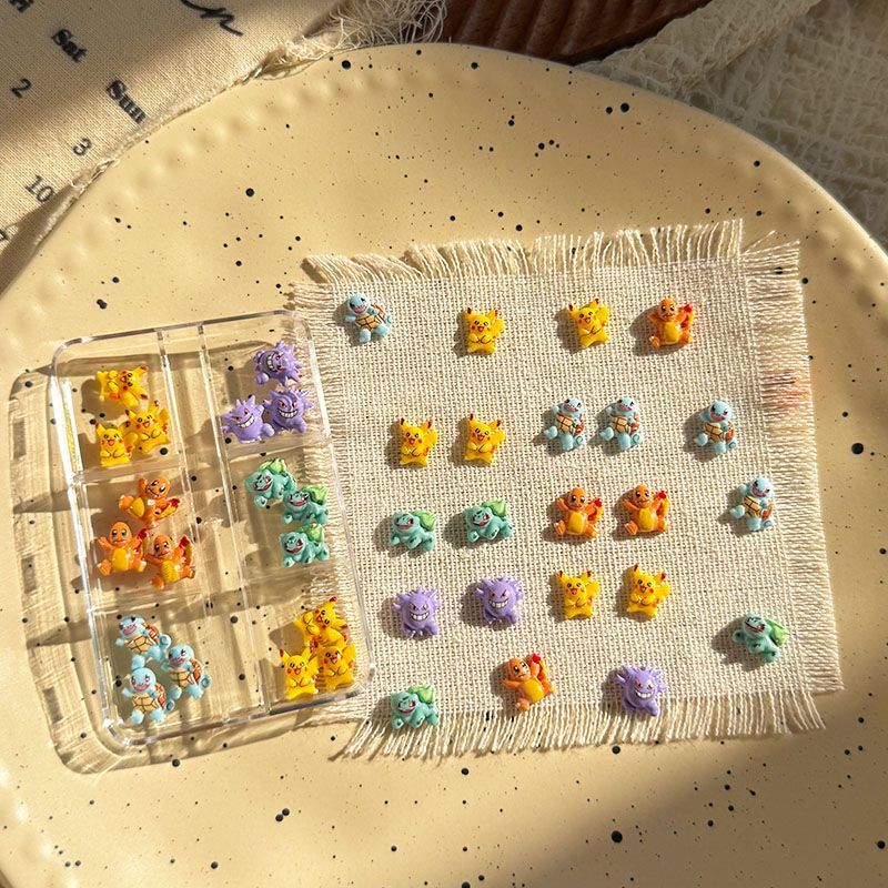 Pokemon nail art accessories,  - 3D Printing Nails recension och pris