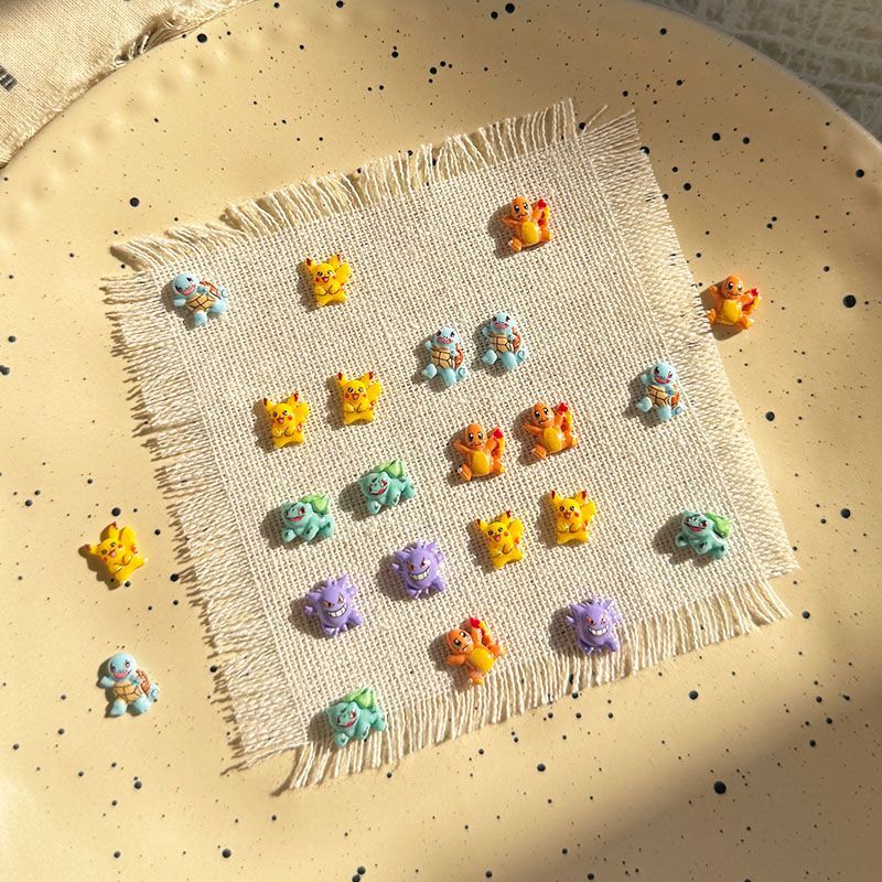 Pokemon nail art accessories,  - 3D Printing Nails recension och pris