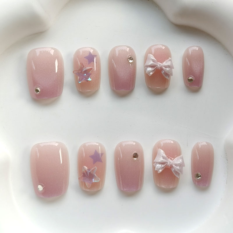 10Pcs Teenage Girl Fashion Cut - 3D Printing Nails recension och pris