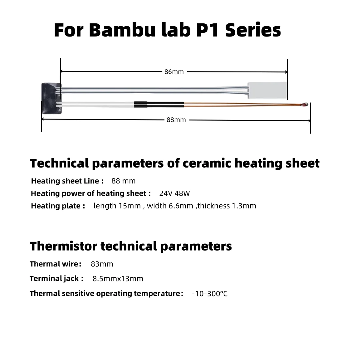 Caremic Heater & Thermistor Fo - 3D Printing Laboratory recension och pris