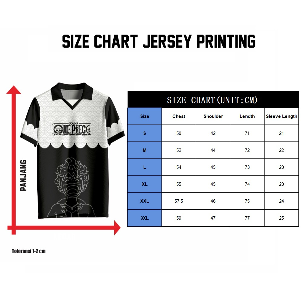 NEW One Piece Luffy Anime POLO - 3D Printing Luffy recension och pris